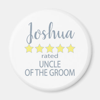 Bruids & Bruiloft 5 Star Oom van de bruidegom Magneet