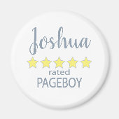 Bruids & Bruiloft 5 Star Pageboy Magneet (Voorkant)