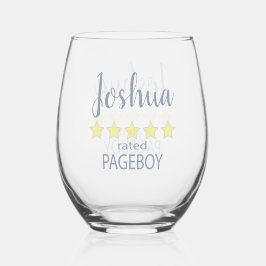 Bruids & Bruiloft 5 Star Pageboy Wijnglas Zonder Voet
