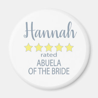 Bruids & Bruiloft 5 Ster Abuela van Bruid Magneet