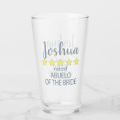 Bruids & Bruiloft 5 Ster Abuelo van Bruid Glas (Achterkant)