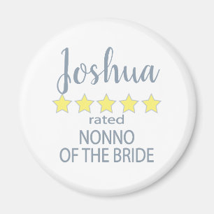 Bruids & Bruiloft 5 Ster Nonno van Bruid Magneet