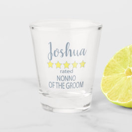 Bruids & Bruiloft 5 Ster Nonno van bruidegom Shot Glas