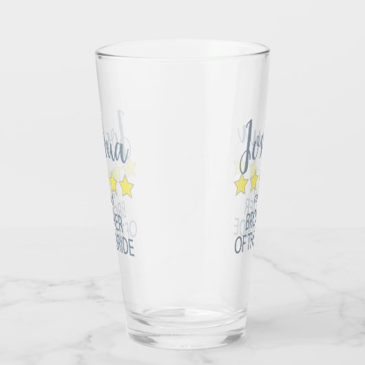 Bruids & Bruiloft 5 Sterren Broer van Bruid Glas (Rechts)