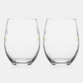 Bruids & Bruiloft 5 Sterren Bruid & bruidegom Wijnglas Zonder Voet (Links)