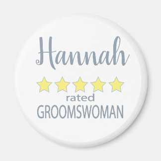 Bruids & Bruiloft 5 Sterren Groomswoman Magneet