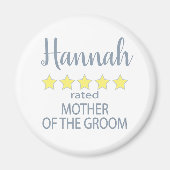Bruids & Bruiloft 5 Sterren Moeder van de bruidego Magneet (Voorkant)