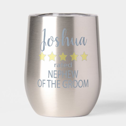 Bruids & Bruiloft 5 Sterren Neef van de bruidegom (Achterkant)