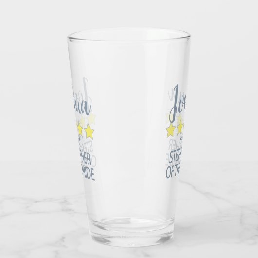 Bruids & Bruiloft 5 Sterren stiefvader van bruid Glas (Links)