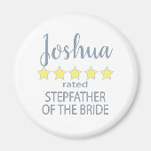Bruids & Bruiloft 5 Sterren stiefvader van bruid Magneet (Voorkant)