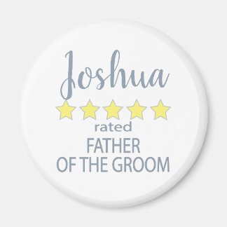 Bruids & Bruiloft 5 Sterren Vader van de bruidegom Magneet