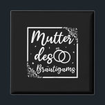 Bruids bruiloft moeder van de bruidegom magneet<br><div class="desc">Bruids bruiloft moeder van de bruidegom</div>