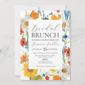 Bruids Brunch Bloemen Zomer Bachelorette Party Kaart (Voorkant)