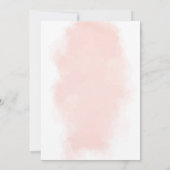 Bruids Brunch Douche Bachelorette Waterverf Peach Kaart (Achterkant)