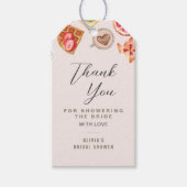 Bruids Brunch Illustraties Blush Dank u Cadeaulabel (Voorkant)