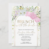 Bruids brunch met de bruid baby shower kaart (Voorkant)