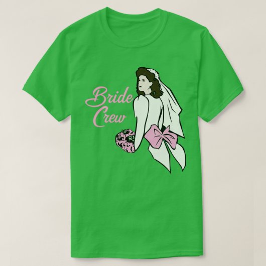 Bruids Crew 3 T-shirt (Design voorkant)