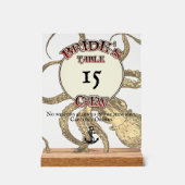 Bruids Crew Acryl Bord (Voorkant)