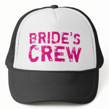 Bruids CREW vintage vrijgezellenfeest pet