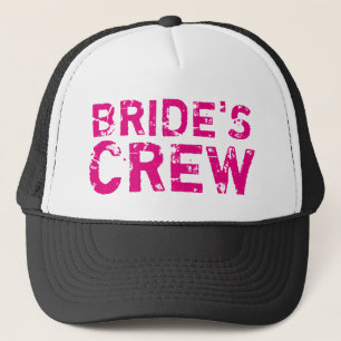 Bruids CREW vintage vrijgezellenfeest pet