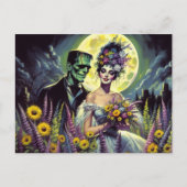 Bruids Dank u Briefkaart (Voorkant)