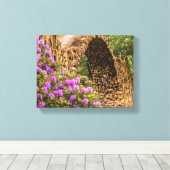 Bruids de Kunst van de brug personaliseert het Lot Canvas Afdruk (Insitu (Houten vloer))