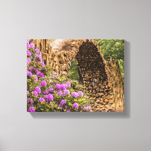 Bruids de Kunst van de brug personaliseert het Lot Canvas Afdruk (Voorkant)