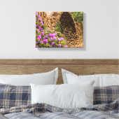 Bruids de Kunst van de brug personaliseert het Lot Canvas Afdruk (Insitu (Slaapkamer))