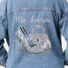 Bruids denim jas jacket