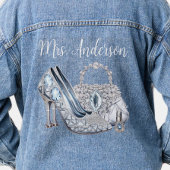 Bruids denim jas jacket