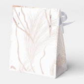 Bruids douche Pampas Gras Terracotta Gedroogde Pal Bedankdoosjes (Achterkant)