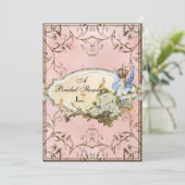 bruids douche uitnodiging betoverde faerie prinses (Staand voorkant)