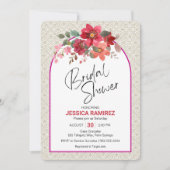 Bruids Douche Uitnodiging Fall Kleuren (Voorkant)