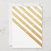 Bruids Douche Uitnodiging - Glitter en Goud (Achterkant)