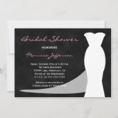 bruids douche uitnodiging krijtbord (Voorkant)