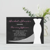 bruids douche uitnodiging krijtbord (Staand voorkant)