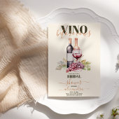 Bruids Douche Uitnodiging RoseGold Vino voor gelof