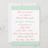 bruids douche uitnodiging spreekwoorden uitstekend (Achterkant)