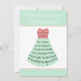 bruids douche uitnodiging spreekwoorden uitstekend