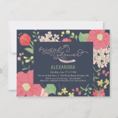 Bruids Douche Uitnodiging - Tuin, Bloemen, Lente (Voorkant)