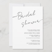 Bruids Douche Uitnodiging Waterverf Zonnebloem (Voorkant)