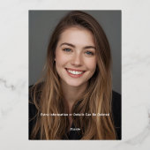 Bruids Douche Uitnodigingen Bloemen Blush Roze Fol (Achterkant)