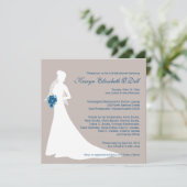 Bruids Douche Uitnodigingen - Custom (Staand voorkant)