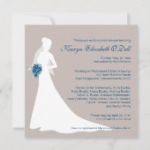 Bruids Douche Uitnodigingen - Custom (Voorkant)