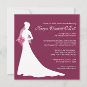 Bruids Douche Uitnodigingen - Custom (Voorkant)