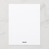 Bruids doucheuitnodiging Kaart stijl (Achterkant)