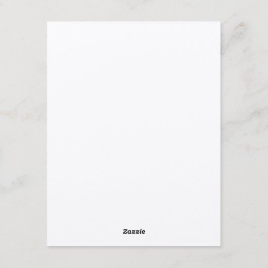 Bruids doucheuitnodiging Kaart stijl (Achterkant)