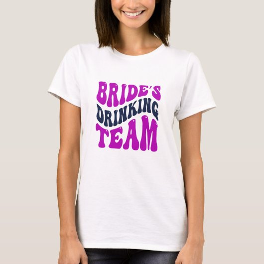Bruids Drank Team T-shirt (Voorkant)