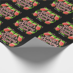 Bruids Drankteam Bachelorette Party Design Cadeaupapier