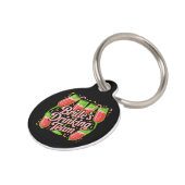 Bruids Drankteam Bachelorette Party Design Huisdierpenning (Zijkant)